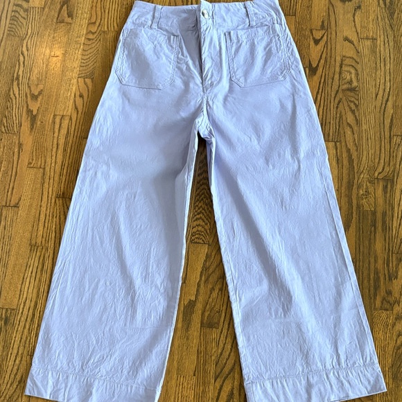 Mauve Pants - Maeve Lavender Wide-Leg Trousers